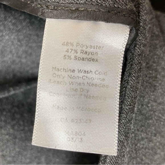 Talbots Women’s Heritage Gray High Waisted Straight Leg Trousers Size 8 Career - Picture 9 of 11